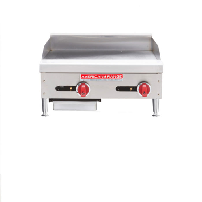 American Range ARMG-48-NG 48 Stainless Steel Countertop Natural Gas Griddle - 120,000 BTU