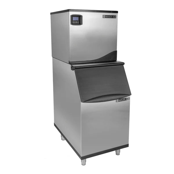 Maxx Ice MIM360NH-B310 Intelligent Series Modular Ice Machine, 22"W, 361 lbs w/310 lb Storage Bin, Stainless Steel