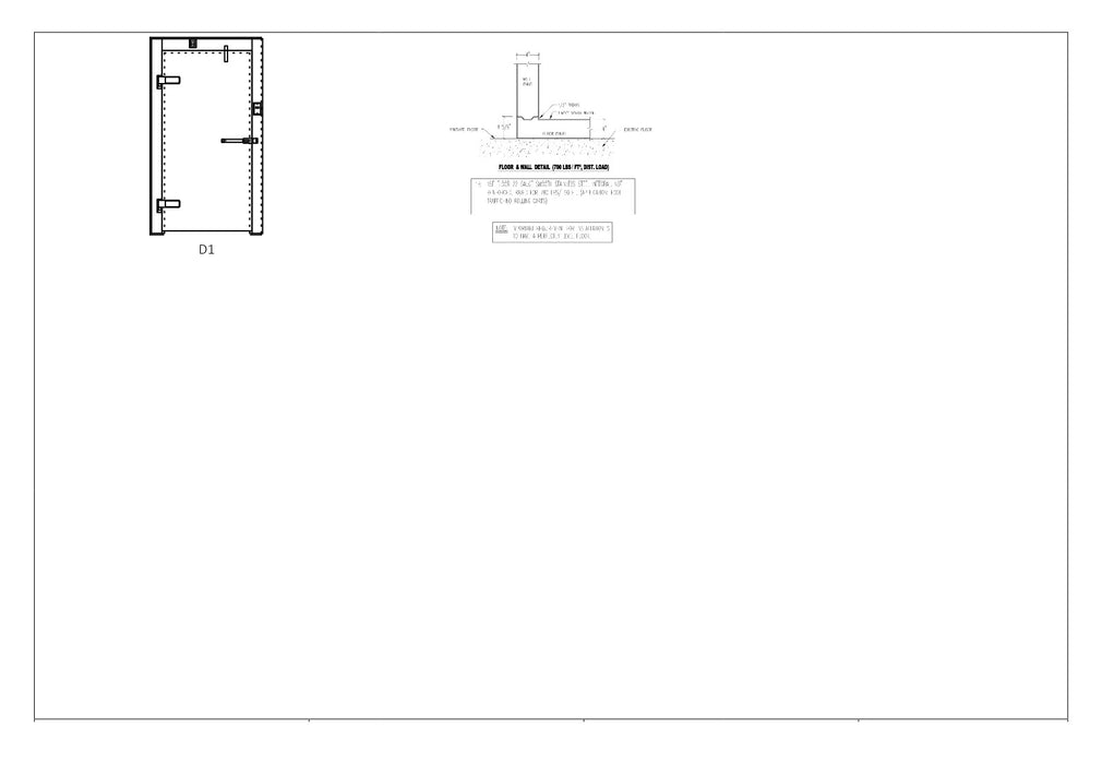 Amerikooler QF081077 7'-10" x 7'-10 1/8" x 8'-0" (Rectangular) Indoor, With Floor, Remote Condenser - Walk-in Freezer - Top Restaurant Supplies