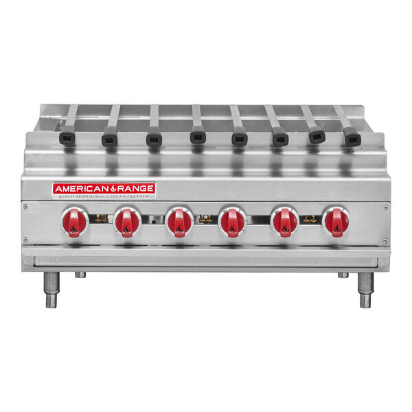 American Range ARKB-48 8-Burner Liquid Propane Kebab Broiler - 240,000 BTU