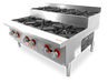 Omcan CE-CN-HP36-S Gas Hotplate Step Up 6 Burners 36 Inches/914mm 156000 Btu Cetlus/etl