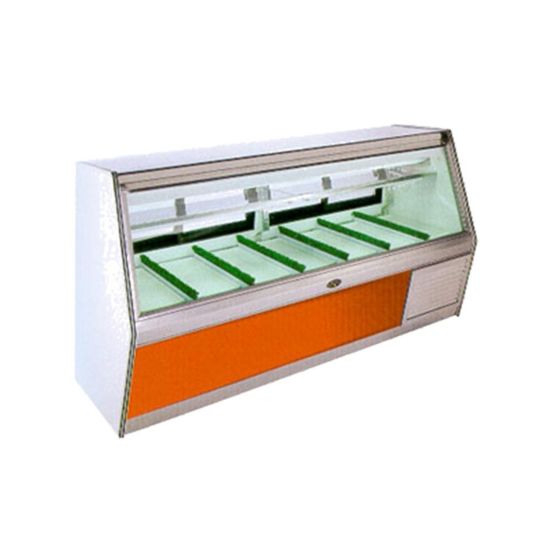 Marc Refrigeration BDL-10 S/C Self Contained 118" Butcher Case, Triple Pane Glass Front - Top Restaurant Supplies