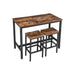 VASAGLE Bar Table with 2 Bar Stools - Top Restaurant Supplies