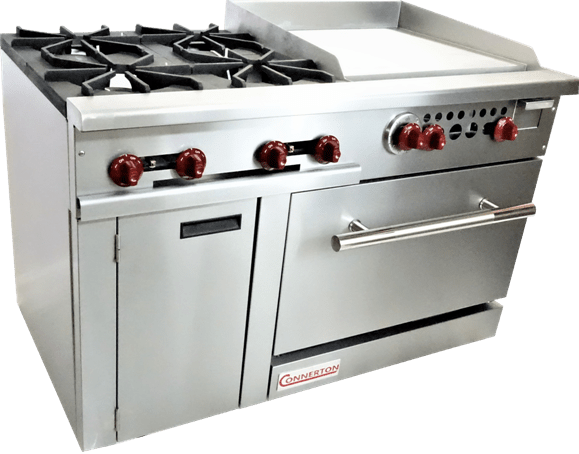 Connerton Model CN48-8 Restaurant Gas Range - 8-OPEN BURNER RANGE - TOP RESTAURANT SUPPLIES