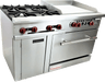 Connerton Model CN48-8 Restaurant Gas Range - 8-OPEN BURNER RANGE - TOP RESTAURANT SUPPLIES