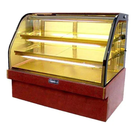 Leader EMCB48-Vitrina refrigerada para panadería de mármol rojo, 3 estantes, aprobación de saneamiento ETL, 48″