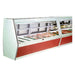 Marc Refrigeration ENMDL-12 142" Meat Display, Triple Pane Glass Front - Top Restaurant Supplies