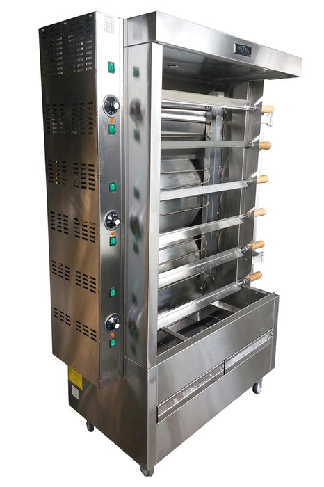 Metal Supreme FRE6VE Chicken Rotisserie - 30 Chickens - Electric - Top Restaurant Supplies