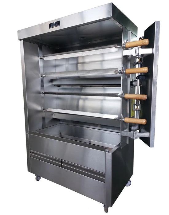 Metal Supreme FRE4VE Chicken Rotisserie - 20 Chickens - Electric - Top Restaurant Supplies