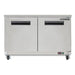 Maxx Cold MXCF60UHC 60.3" Double Door Undercounter Freezer, Stainless Steel - Top Restaurant Supplies