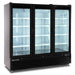 Maxx Cold MXGDM-73FBHC 81” Glass Door Merchandiser Freezer, Large Storage Capacity, Triple Door - Top Restaurant Supplies