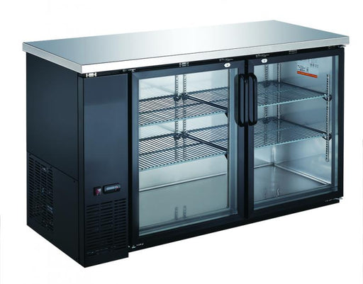 Omcan BB-CN-0012-GH Cooler Back Bar 11.8 Cu Ft Capacity Glass Door 115v/60/1 Cetlus/etl Sanitation