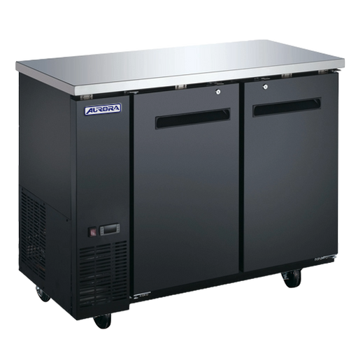 Omcan BB-CN-0012E-SH Aurora Cooler Back Bar 11.8 Cu Ft Capacity Solid Door 115v/60/1 Cetlus/etl Sanitation