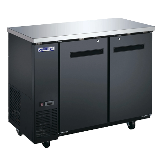 Omcan BB-CN-0012E-SH Aurora Cooler Back Bar 11.8 Cu Ft Capacity Solid Door 115v/60/1 Cetlus/etl Sanitation