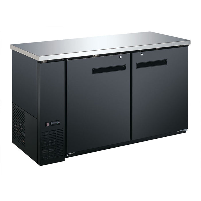 Omcan BB-CN-0016-SH Cooler Back Bar 15.8 Cu Ft Capacity Solid Door 115v/60/1 Cetlus/etl Sanitation