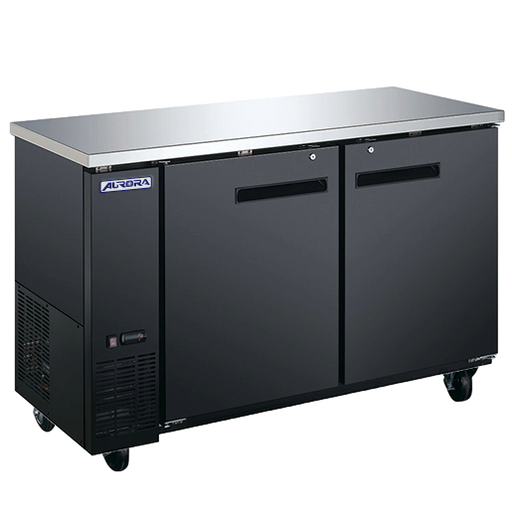 Omcan BB-CN-0016E-SH Aurora Cooler Back Bar 15.8 Cu Ft Capacity Solid Door 115v/60/1 Cetlus/etl Sanitation