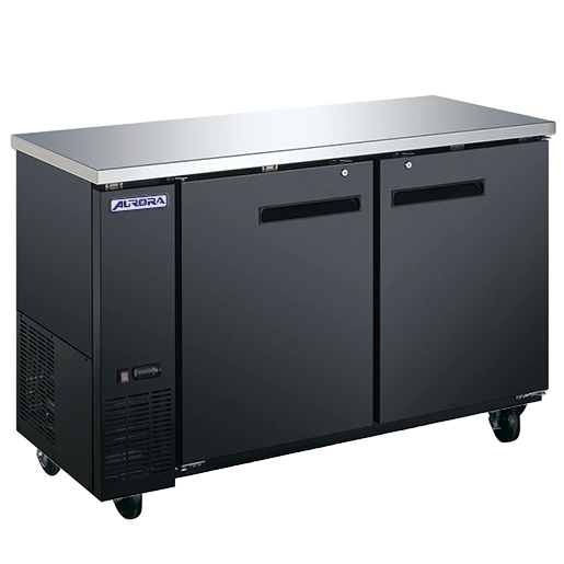 Omcan BB-CN-0016E-SH Aurora Cooler Back Bar 15.8 Cu Ft Capacity Solid Door 115v/60/1 Cetlus/etl Sanitation