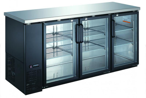 Omcan BB-CN-0020-GH Cooler Back Bar 19.6 Cu Ft Capacity Glass Door 115v/60/1 Cetlus/etl Sanitation