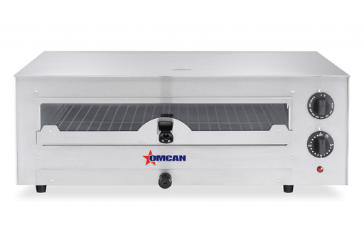 Omcan CE-CN-0016G Pizza Oven 16 Inches All Stainless Steel With Glass Door 120/60/1 1700w Cetlus/etl Sanitation