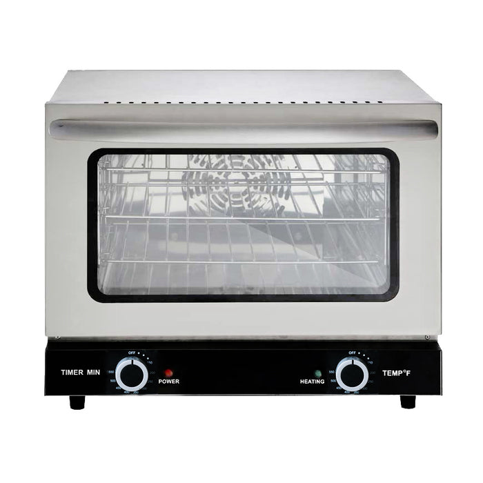 Omcan CE-CN-0021 Convection Oven 120/60/1 1.44kw With 3 Chrome Shelve Manual Control Cetlus/etl Sanitation