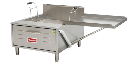 Omcan CE-CN-0040-FN Fryer Countertop For Funnel Cake And Donut Natural Gas 75,000 Btu Capacity 40 Lbs Cetlus/etls