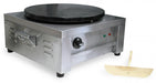 Omcan CE-CN-0397 Round Crepe Maker Plate Diameter 15.62 Inch Square Base 1.8 Kw With 20 Amps Plug 120v/60/1 Cqpsus