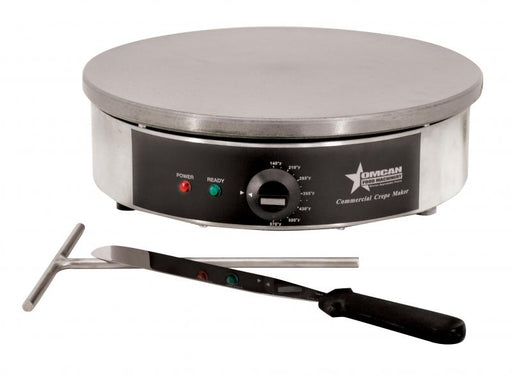 Omcan CE-CN-0400 Round Crepe Maker Plate Diameter 16 Inch 1.8 Kw With 20 Amps Plug 120v/60/1 Cqpsus