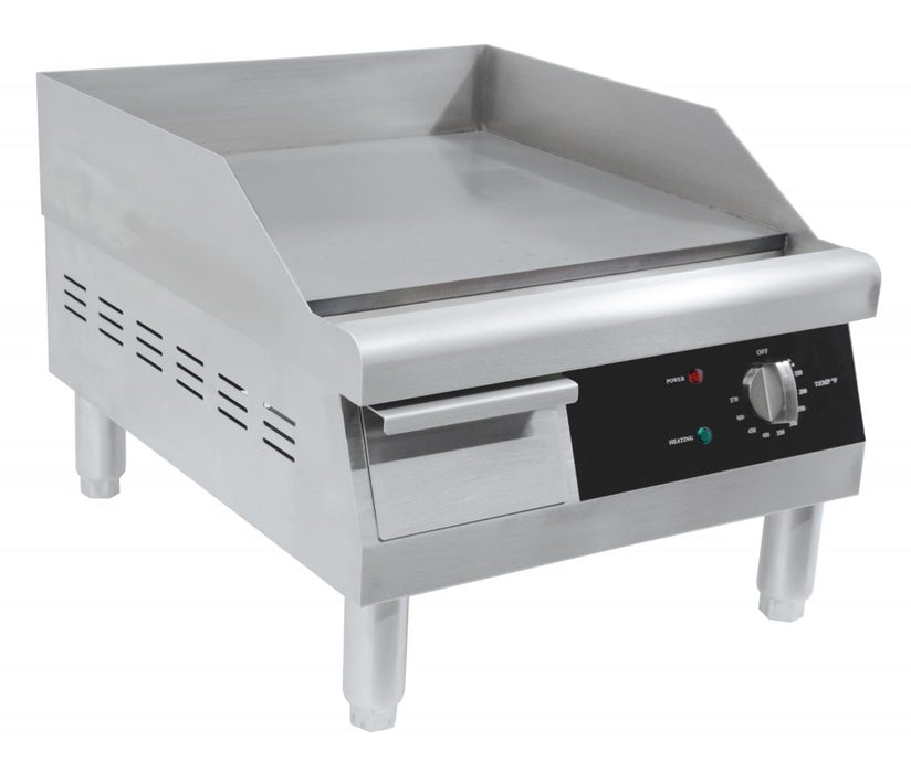 Omcan CE-CN-0405 Griddle 16 Inch X 15.6 Inch/405mm X 395mm 1750 W 120v/60/1 Etl Sanitation Cqpsus