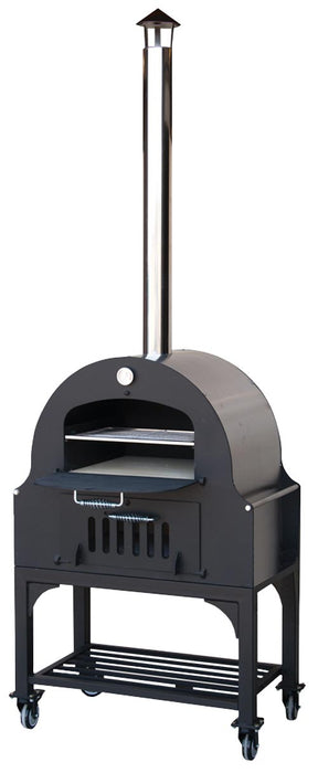 Omcan CE-CN-1188 Oven Wood Burning Including Stand 19 Inch X 18 Inch X 10 Inch/470mm X 464mm X 254mm Chamber