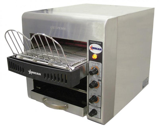 Omcan CE-TW-0250 Toaster Conveyor 10 Inch/250mm Conveyor Width 1800 W 120v/60/1 Cetlus