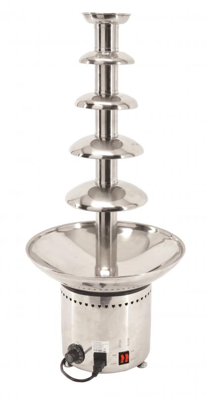 Omcan CF-CN-0005 Chocolate Fountain 5 Tiers Stainless Steel 110v/60hz