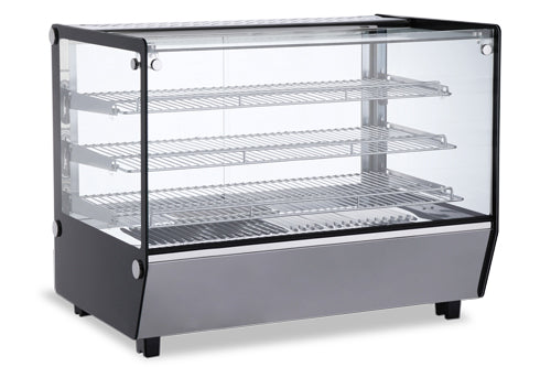 Omcan DW-CN-0160-5 Display Warmer Countertop Square Glass 34 Inch/864mm 110v/60/1 Cetlus/etl Sanitation