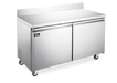 Omcan FR-CN-1219-BS-HC Freezer Worktop With Back Splash 48 Inch/1219mm 115v/60/1 Cetlus/etl Sanitation