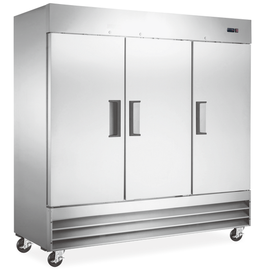 Omcan FR-CN-2057-HC Reach In Freezer Stainless Steel 3 Door 81 Inch/2057mm 110v/60/1 Cetlus/etl Sanitation