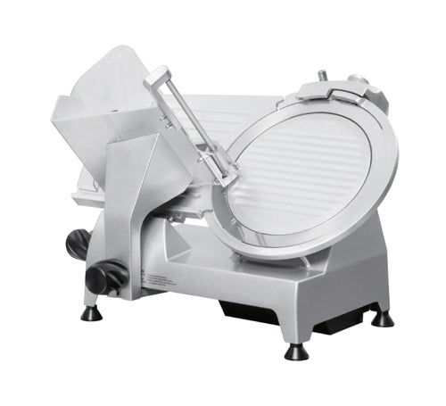 Omcan MS-CN-0195 Meat Slicer Belt Driven With Fixed Sharpener 8 Inch/195mm Blade 0.24 Hp/180 W 110v/60/1 Cetlus/etls