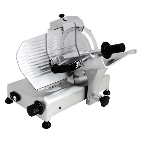 Omcan MS-IT-0220-C Meat Slicer Belt Driven Black 9 Inch/220mm Blade 0.25 Hp/186 W 110v/60/1  Csst