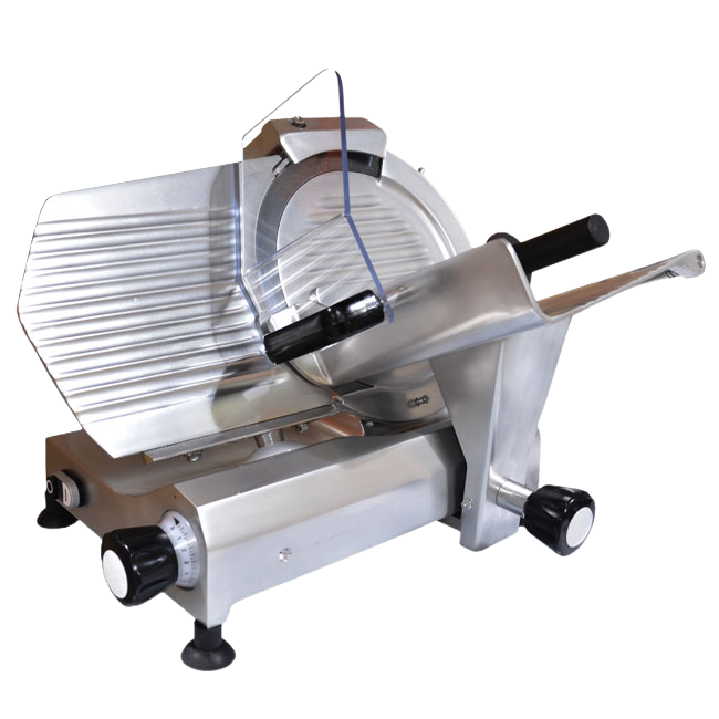 Omcan MS-IT-0300-C Meat Slicer Belt Driven Black 12 Inch/300mm Blade 0.35 Hp/261 W 110v/60/1  Csst