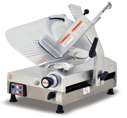 Omcan MS-IT-0330-A Meat Slicer Gear Driven Automatic 13 Inch/330mm 2 X 0.50 Hp/0.37kw 110v/60/1 Cetlus