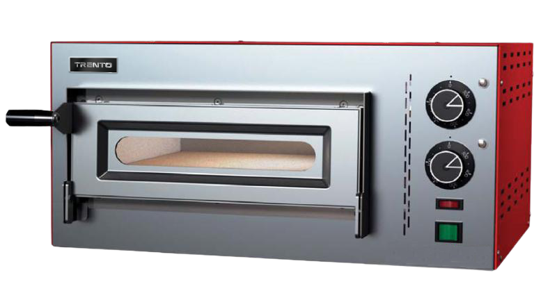 Omcan PE-IT-0005-110V Pizza Oven Compact Series Single Chamber  Dims 13.75 X 13.75 X 3.3  Red 110/60/1 Cqpsus