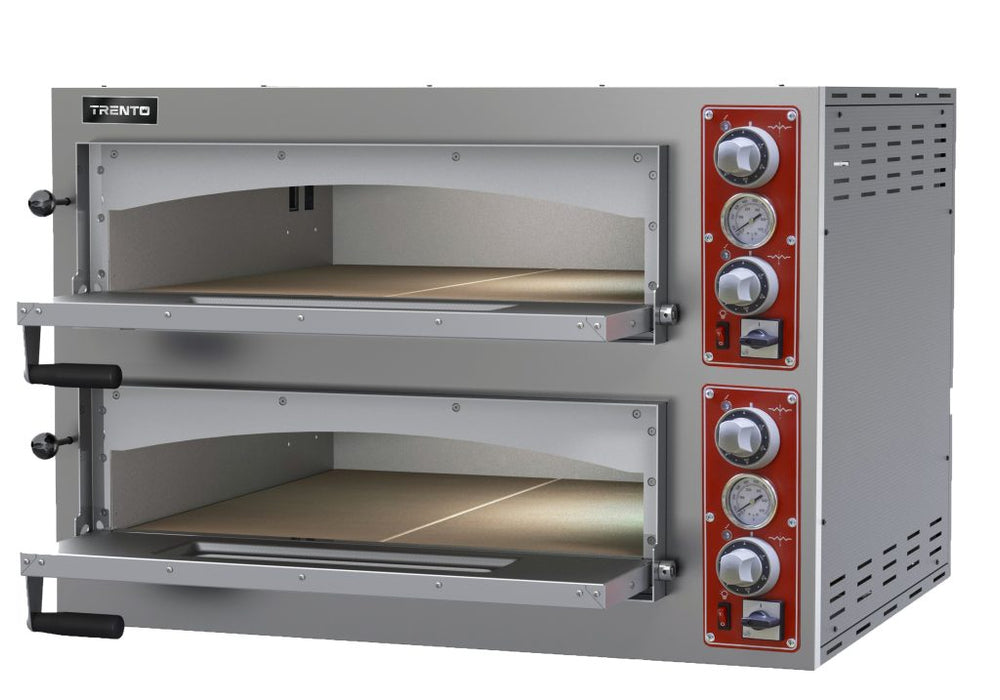 Omcan PE-IT-0038-D Pizza Oven Entry Max  Series Double Chamber Dim 27.5 Inch X 27.5 Inch X 5.9 Inch 220/60/3 Cqpsus