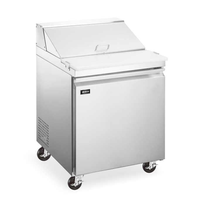 Omcan PT-CN-0686-HC Refrigerated Prep Table 27.5 Inch/699 Mm 110v/60/1 Cetlus/etl Sanitation