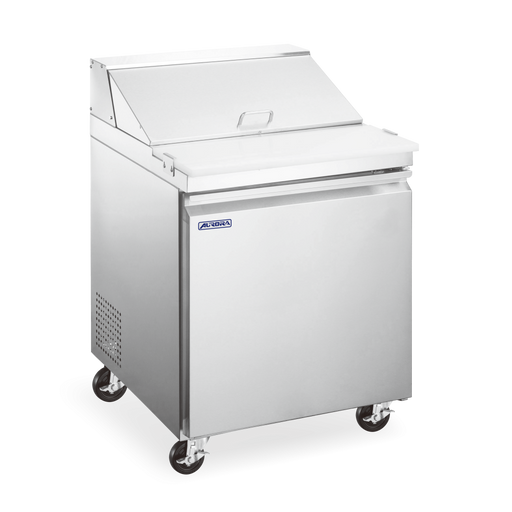 Omcan PT-CN-0686E-HC Aurora Refrigerated Prep Table 27.5 Inch/698mm 115v/60/1 Cetlus/etl Sanitation