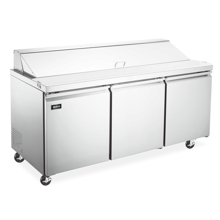 Omcan PT-CN-1778-HC Refrigerated Prep Table 70 Inch/1778mm 110v/60/1 Cetlus/etl Sanitation