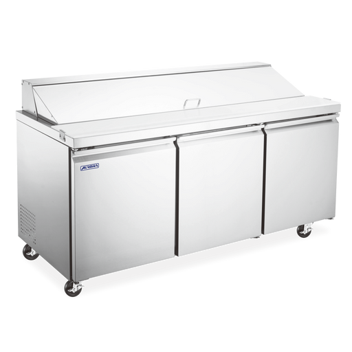 Omcan PT-CN-1787E-HC Aurora Refrigerated Prep Table 70 Inch/1787mm 115v/60/1 Cetlus/etl Sanitation