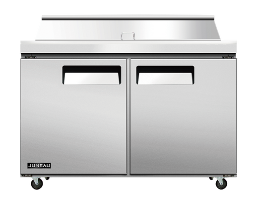 Omcan PT-TH-1524-HC Juneau Refrigerated Prep Table 60 Inch 8.9 Cu Ft 115v/60/1 Cetlus/etl Sanitation