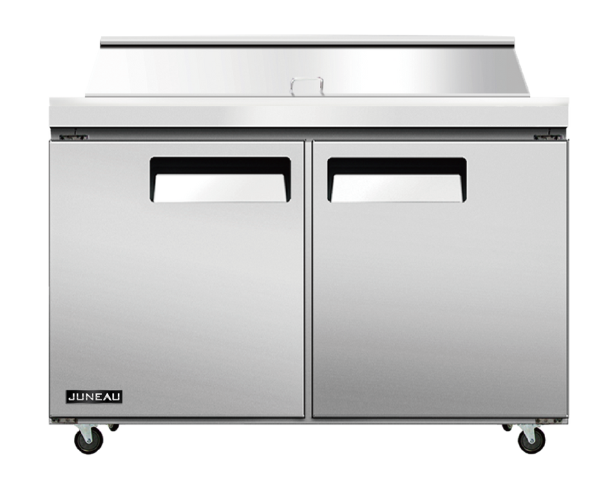 Omcan PT-TH-1524-HC Juneau Refrigerated Prep Table 60 Inch 8.9 Cu Ft 115v/60/1 Cetlus/etl Sanitation