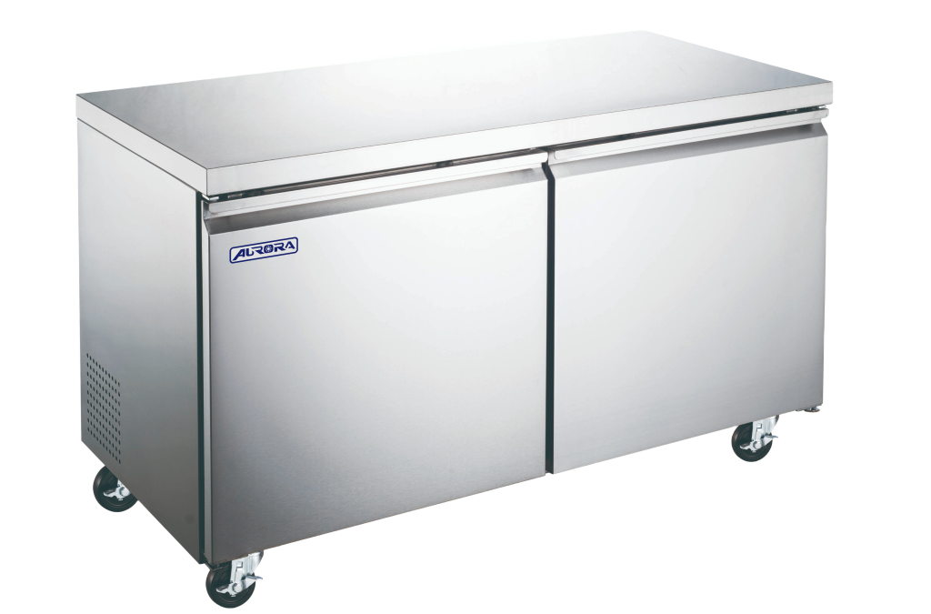 Omcan RE-CN-0011E-HC Aurora Refrigerator Under Counter 48 Inch/1219mm 11.2 Cu Ft 115v/60/1 Cetlus/etl Sanitation