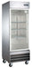 Omcan RE-CN-0021-G-HC Reach In Refrigerator 1 Glass Door Stainless Steel 23 Cu Ft 115v/60/1 Cetlus/etl Sanitation