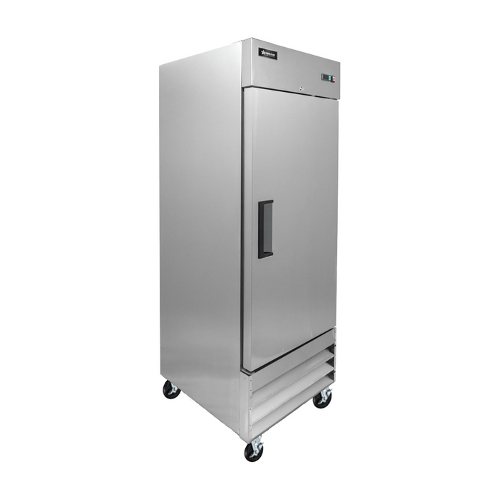 Omcan RE-CN-0021-HC Reach In Refrigerator 1 Door Stainless Steel 23 Cu Ft 110v/60/1 Cetlus/etl Sanitation