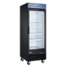 Omcan RE-CN-0023E-HC Aurora Refrigerator 1 Door Glass 22.8 Cu Ft Black 110v/60/1 Cetlus/etl Sanitation